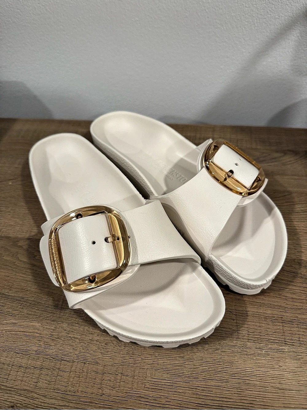 Birkenstock Madrid Big Buckle EVA White Sandals